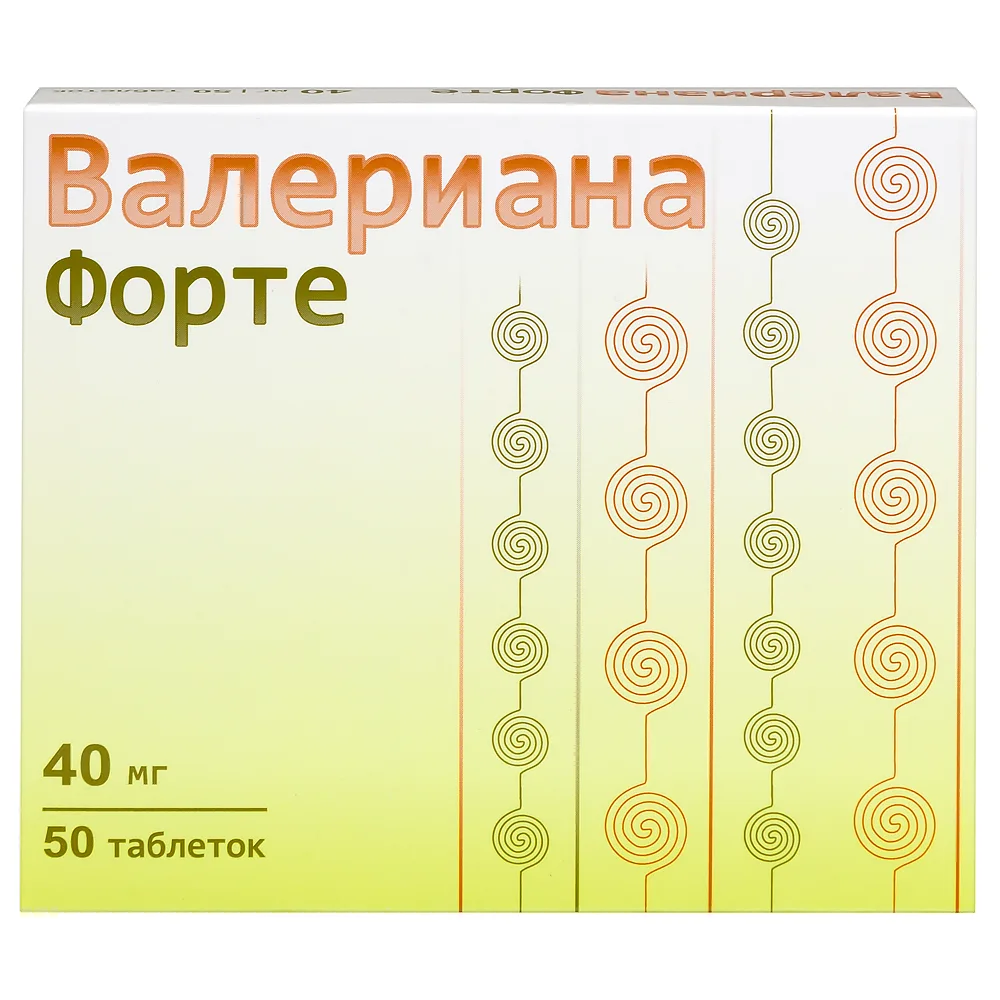 Valeriana Forte 40 mg 50 pcs blister film-coated tablets