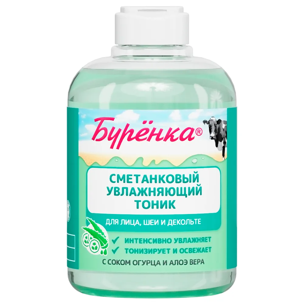 Horse Power Burenka Tonic with Cucumber Juice and Aloe Vera Moisturizing Cream 300 ml