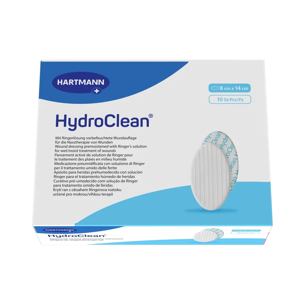 Hydroactive Dressing for Wound Healing in a Moist Environment Hydroclean Sterile Size 8 cm x 14 cm 10 pcs.