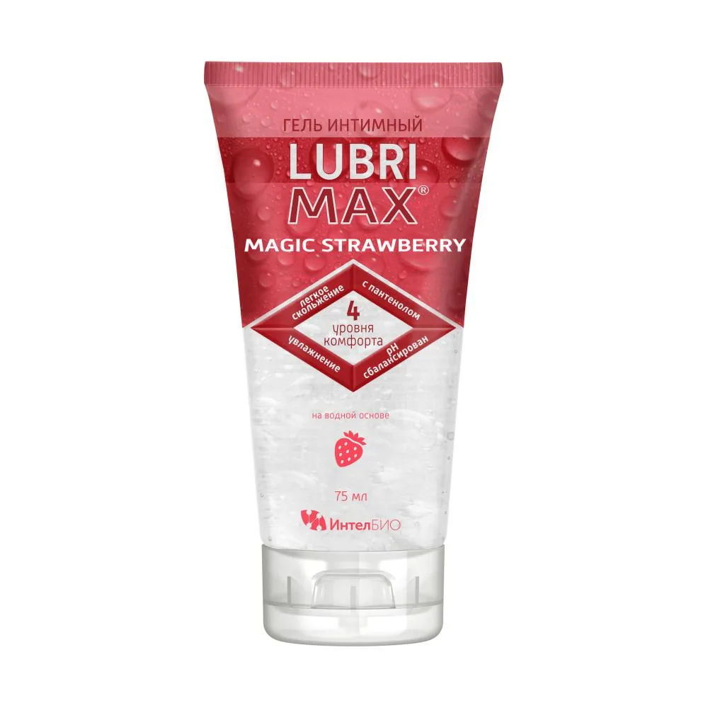 Lubrimax intimate gel magic strawberry 75 ml