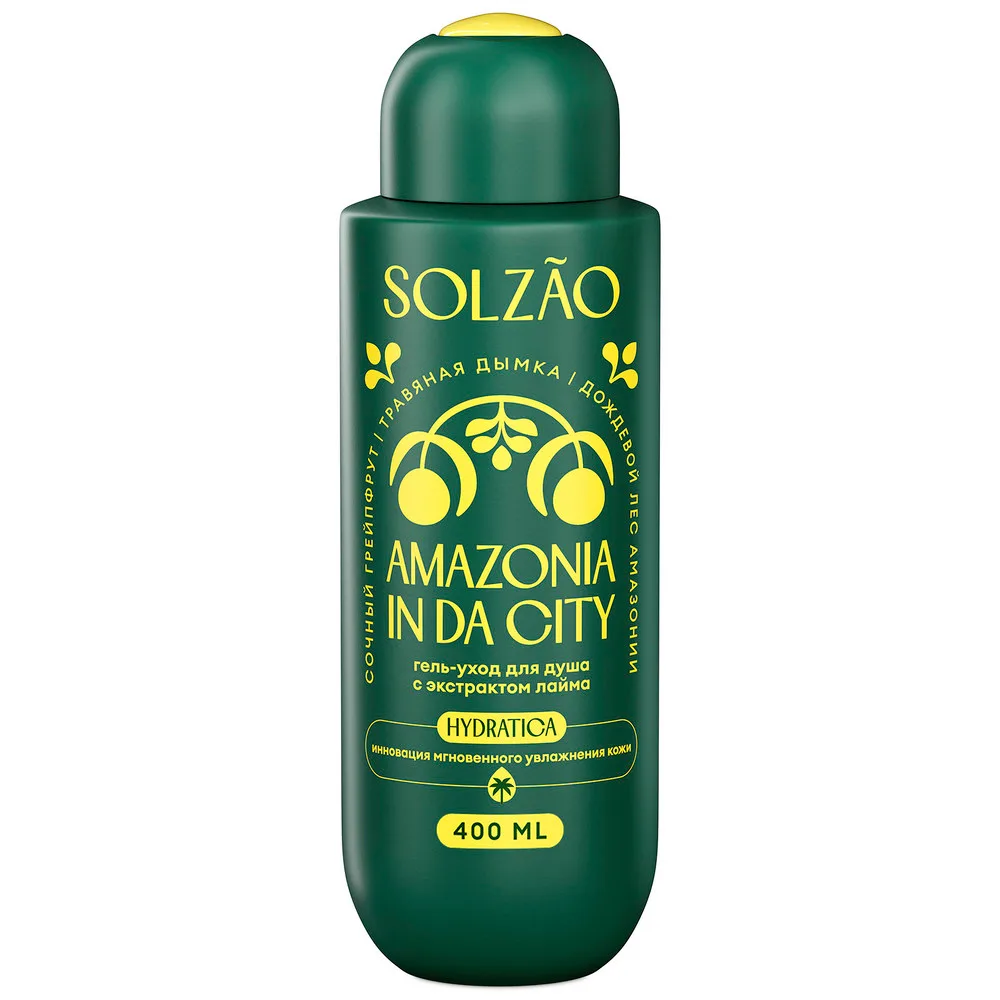 Solzao Amazonia In Da City Shower Gel with Lime Extract 400 ml