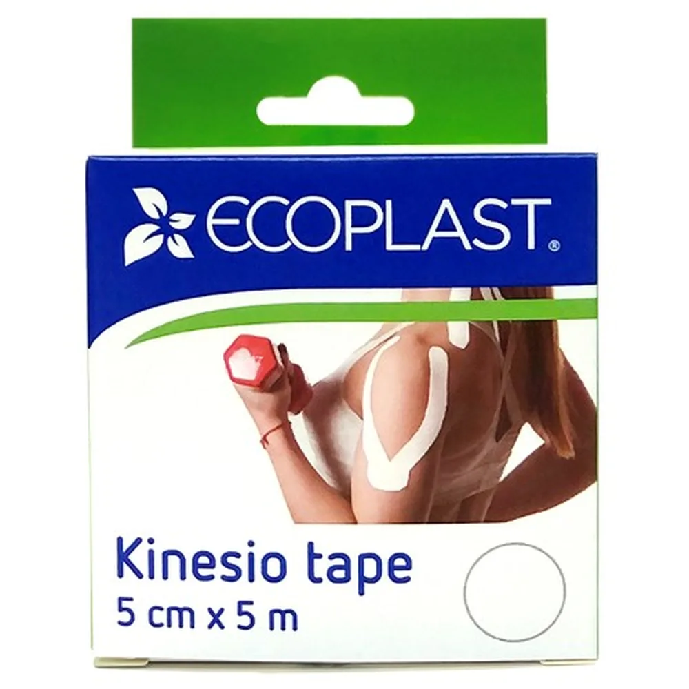 Ecoplast Kinesiology Tape 5 cm x 5 m White