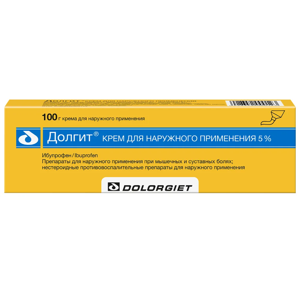 Dolgit 5% Cream for External Use 100 g