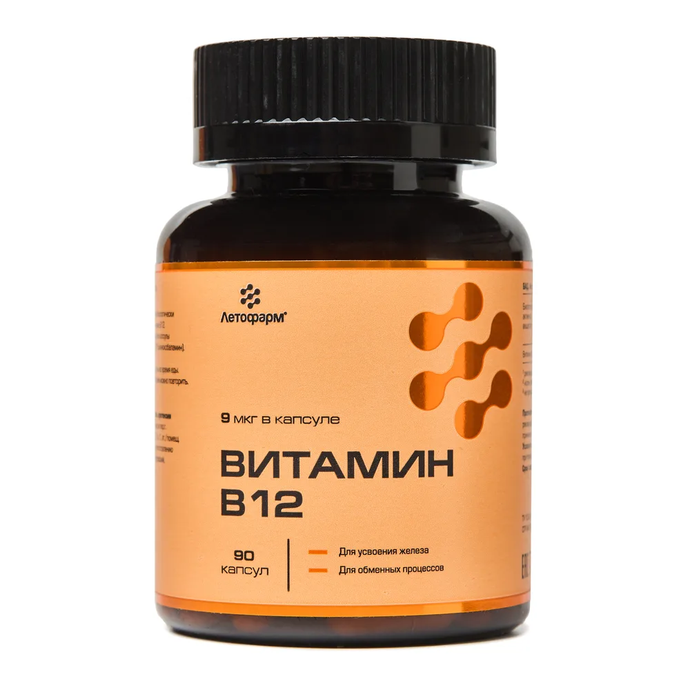 Letopharm vitamin B12 90 capsules 0.27 g