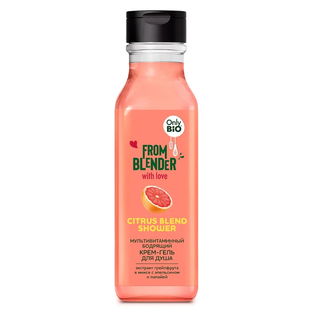 Only Bio from Blender with Love Multivitamin Energizing Shower Gel Citrus Blend 370 ml
