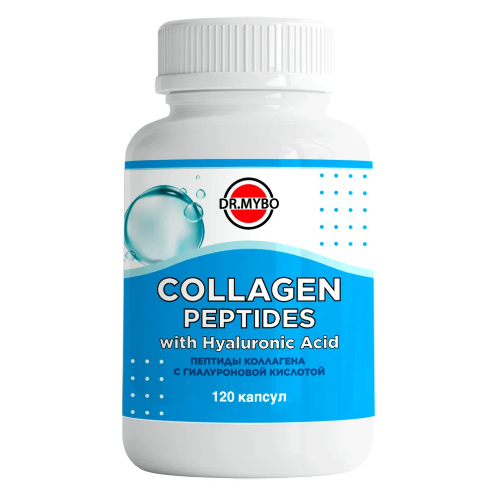 Dr mybo collagen peptides with hyaluronic acid 120 pcs capsules 0.35 g