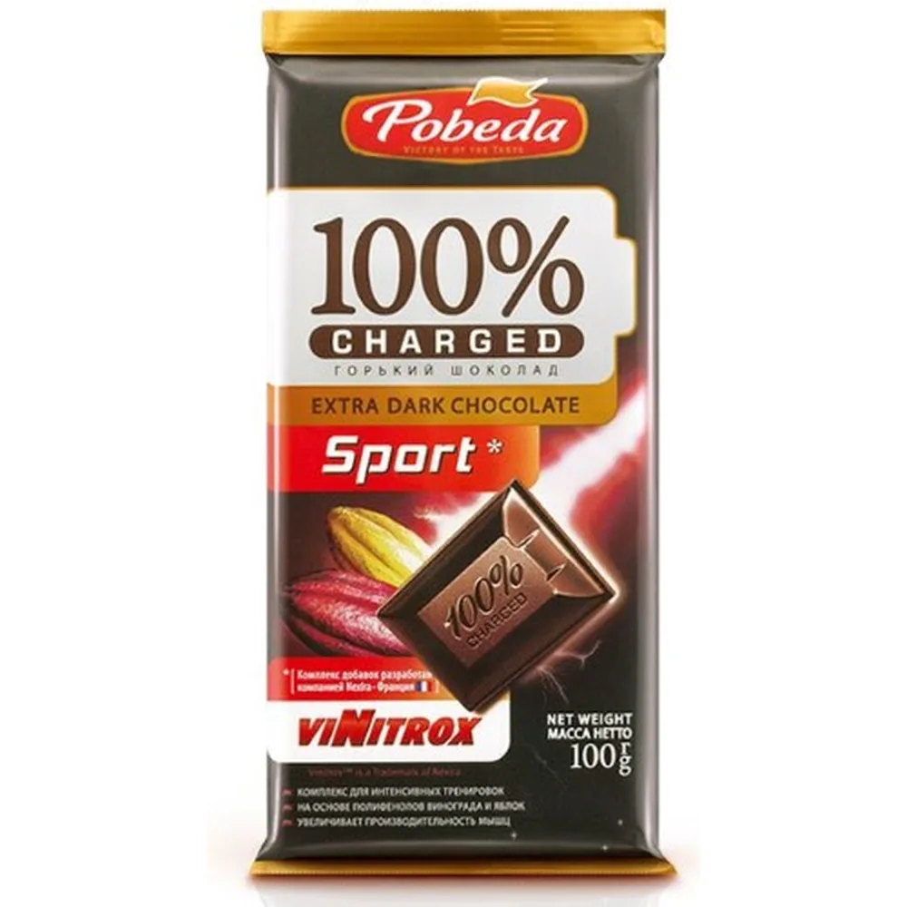 Charged Dark Chocolate Sport 100 g