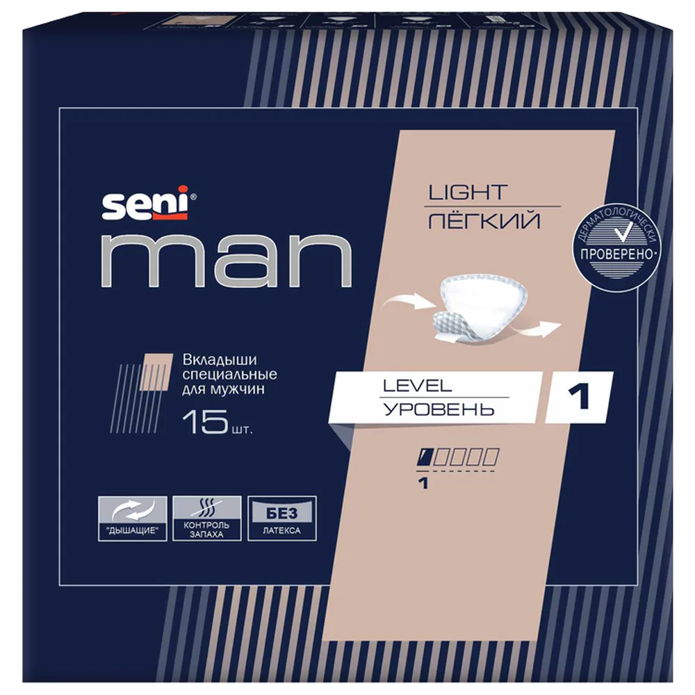 Seni Man Special Inserts for Men Light Level 1 15 pcs.