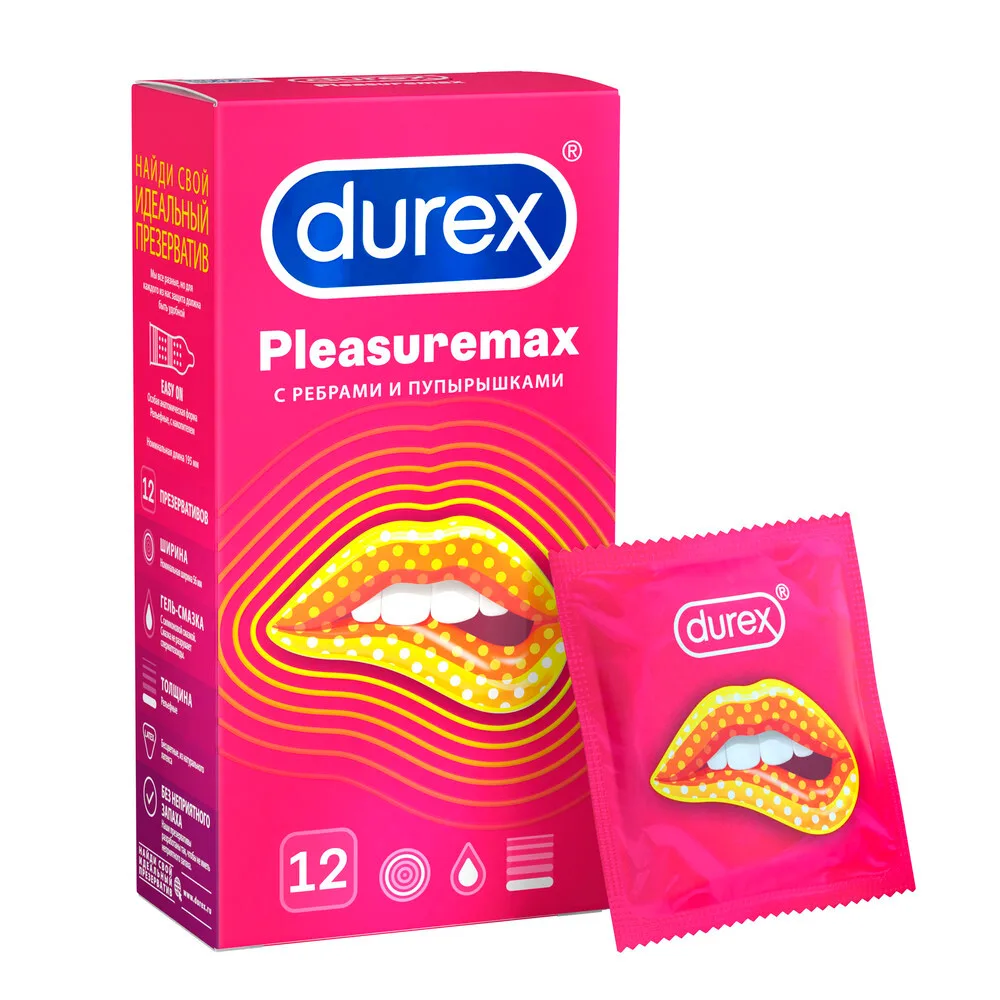 Durex Pleasuremax condoms 12 pcs.