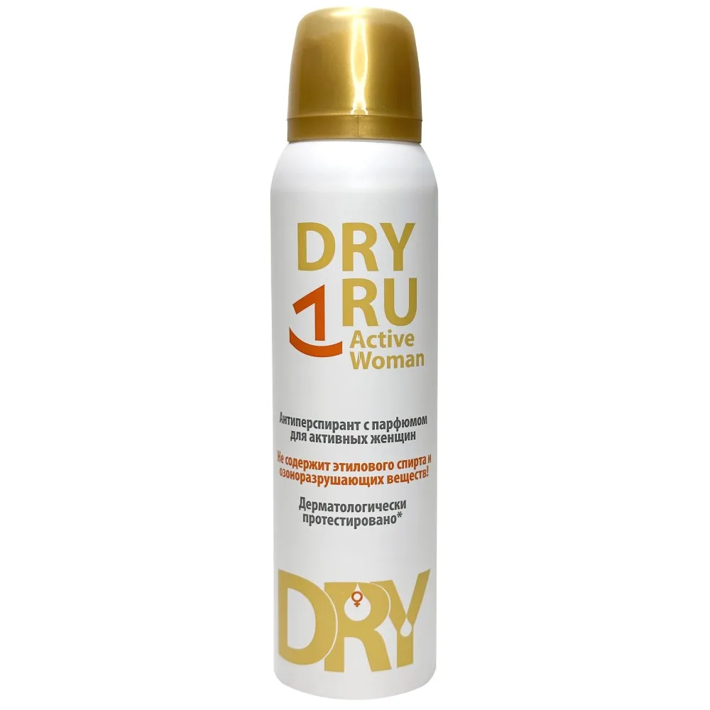 Dry ru Active Woman Antiperspirant with Fragrance for Active Women 150 ml