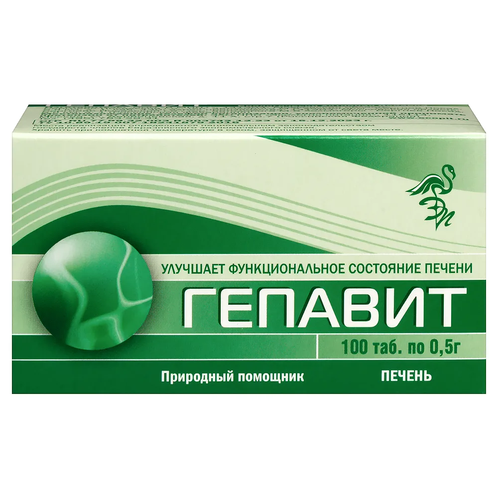 Hepavit 100 pcs tablets 0.5 g