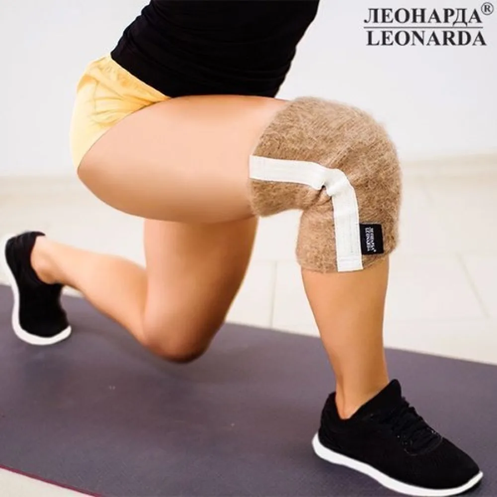 Elastic warming camel wool knee brace size 3