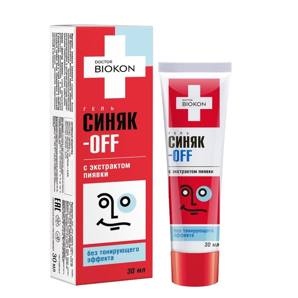 Doctor Biokon Sinyak-Off Gel Without Toning Effect 30 ml