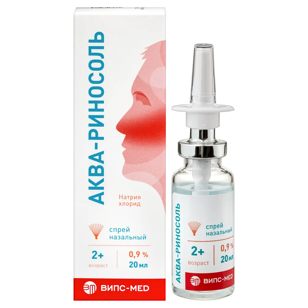 Aqua-Rhinosol 0.9% nasal spray 20 ml