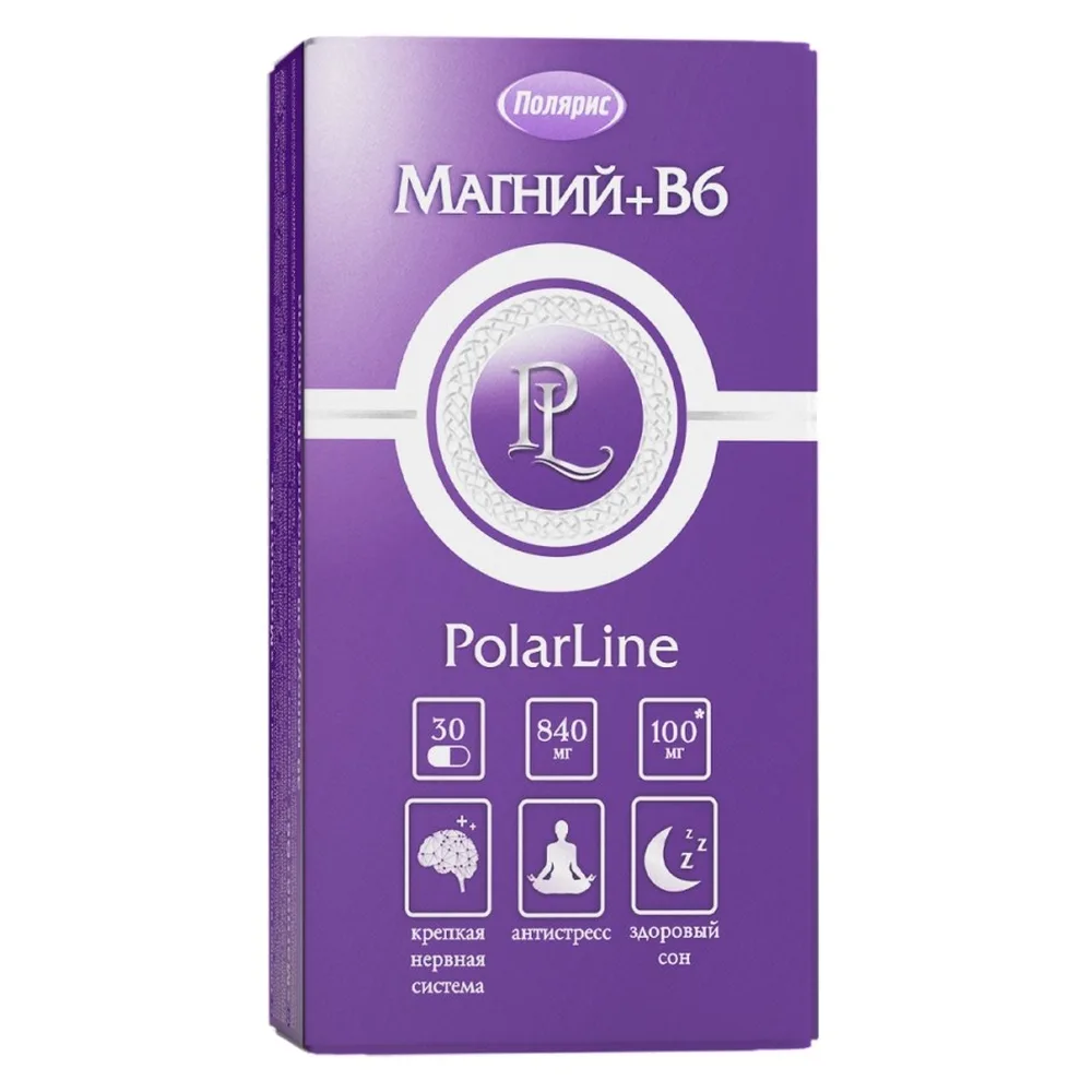 Magnesium+B6 30 tablets 840 mg/Polaris