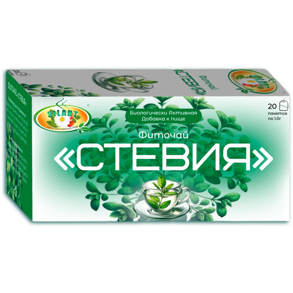 herbal tea stevia 1 g 20 pcs filter bags