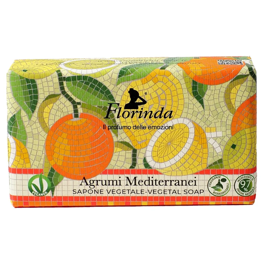 Florinda Toilet Soap Solid Mediterranean Citrus 200 g