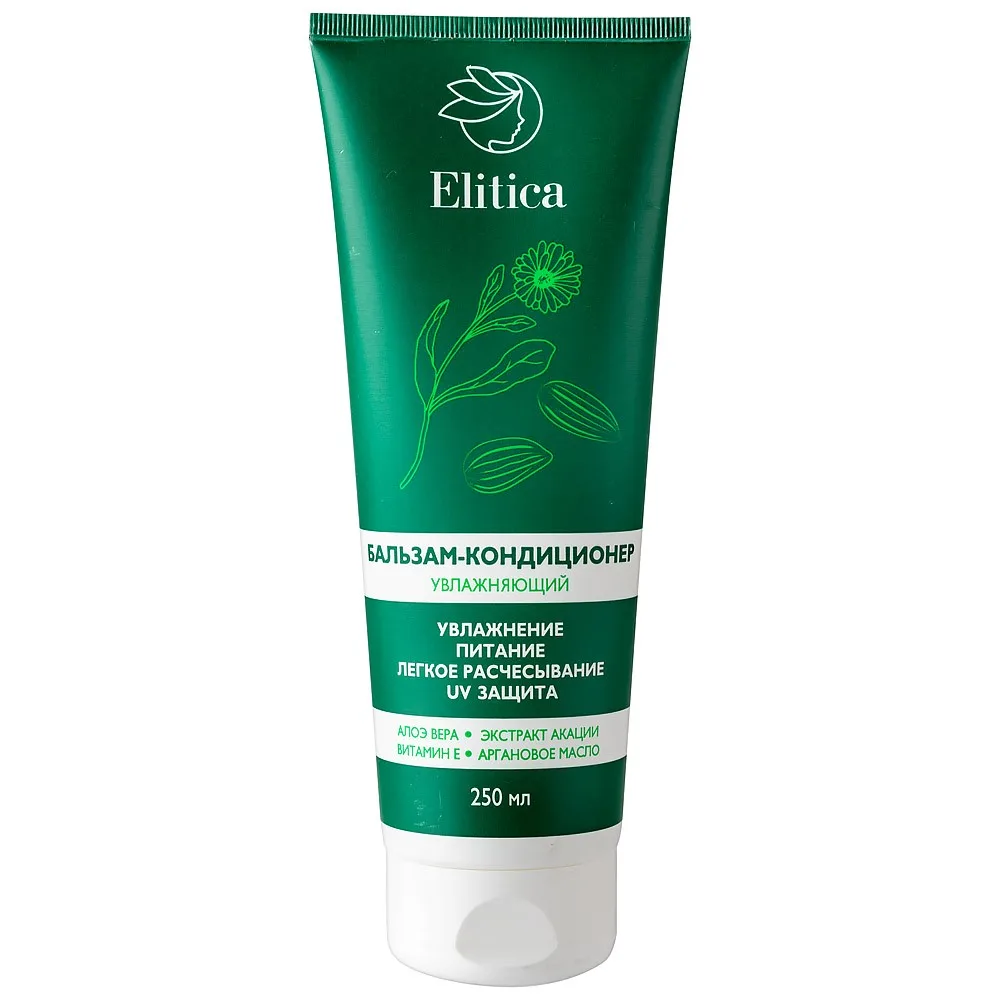 Elitica Moisturizing Hair Balm-Conditioner 250 ml
