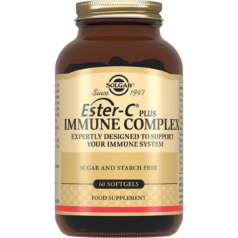 Solgar Immuno-Complex Ester C Plus 60 Capsules 2 g