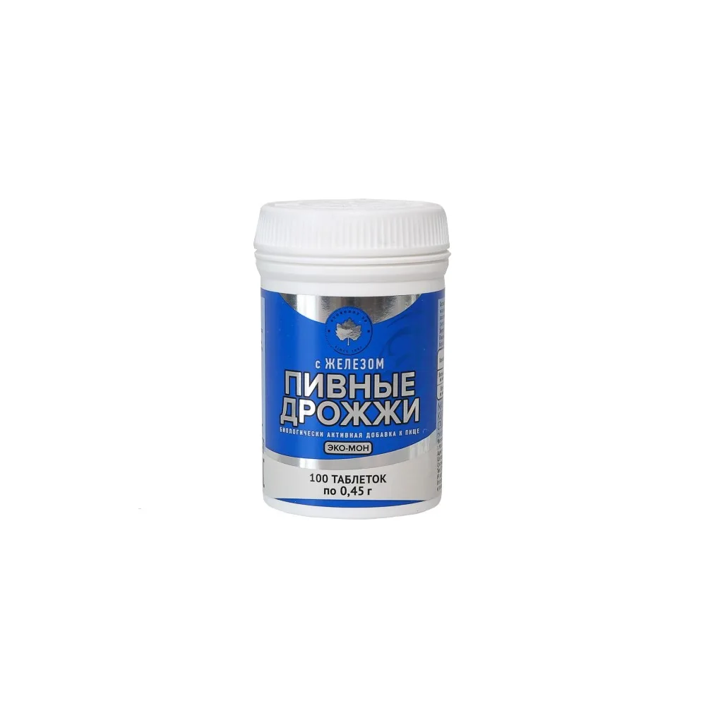 Brewer's yeast Eko-Mon with iron 100 tablets 0.45 g