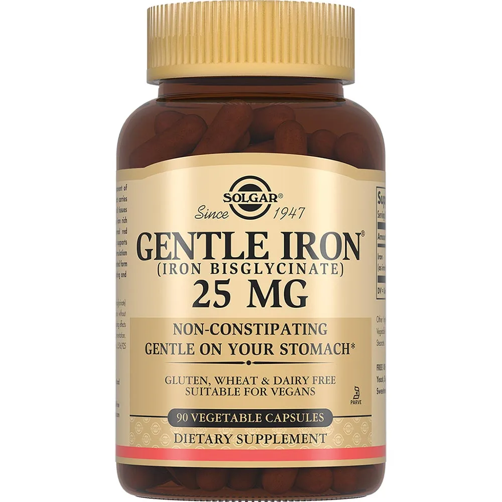 Solgar Easy Iron 25 mg 90 capsules 475 mg