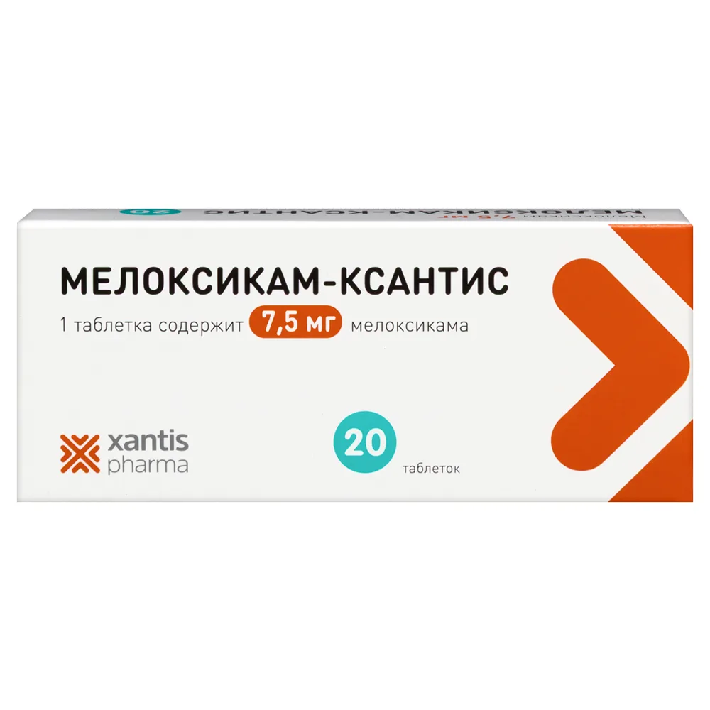 Meloxicam-Xantis 7.5 mg 20 tablets