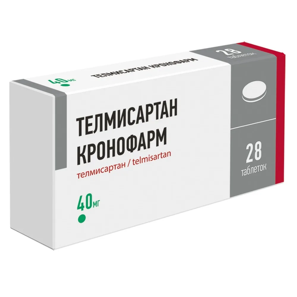 Telmisartan Kronofarm 40 mg 28 tablets