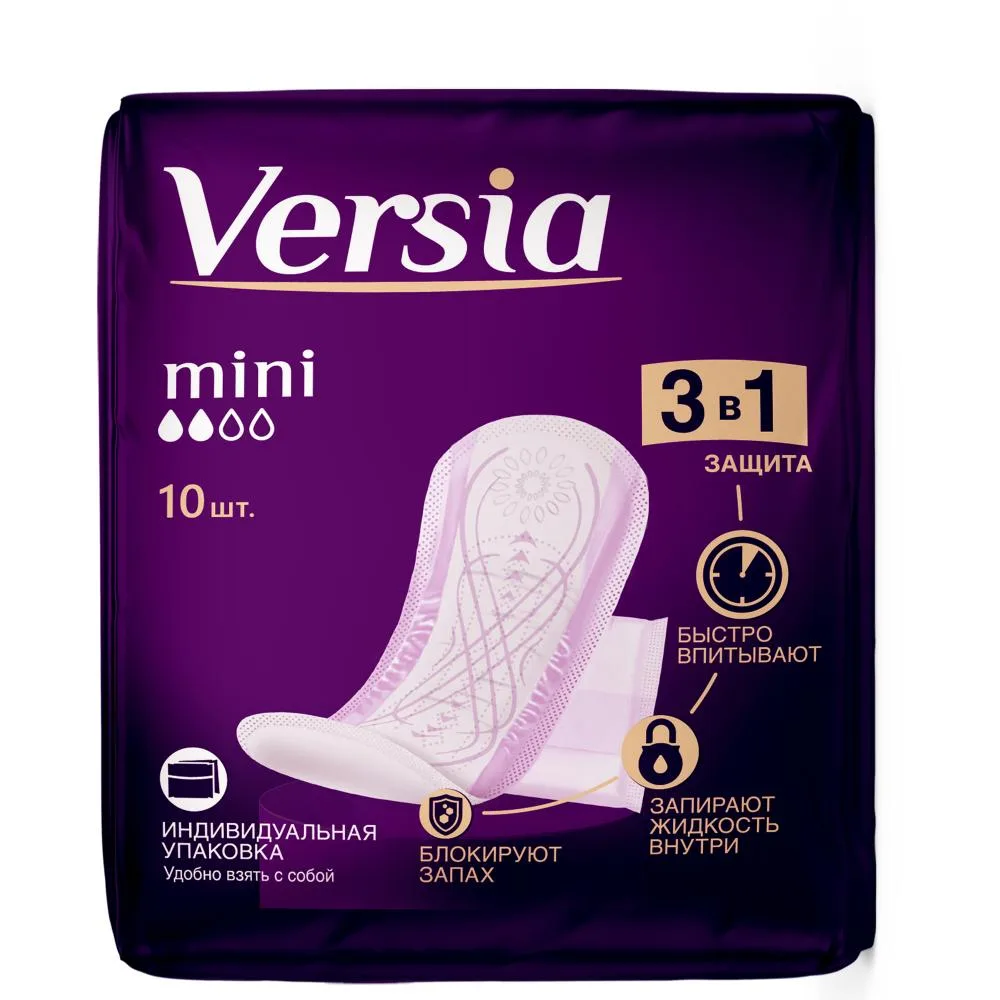 Versia Urological Pads for Women Mini 10 pcs.