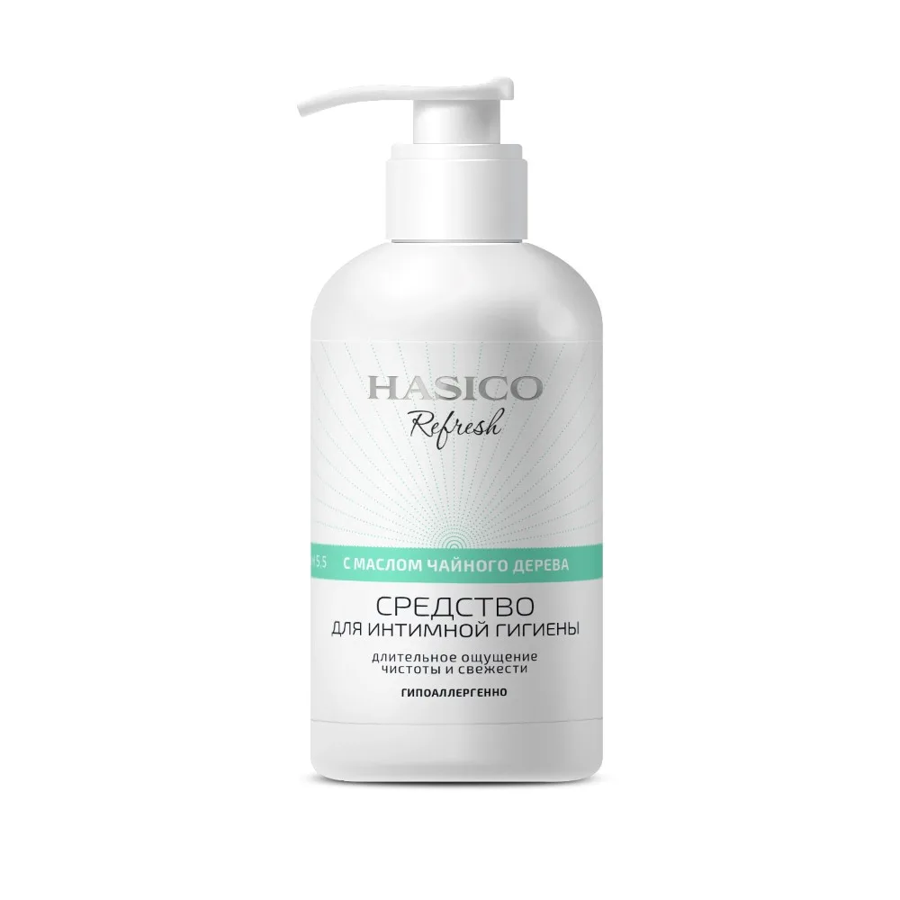 Hasico Refresh Intimate Hygiene Product with Tea Tree Oil 250 ml
