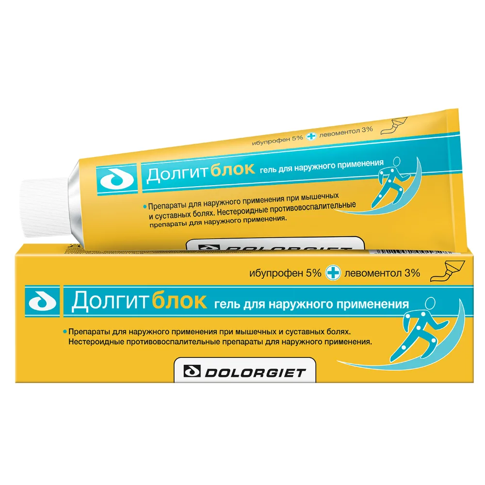 Dolgitblock 5%+3% gel for external use 150 g