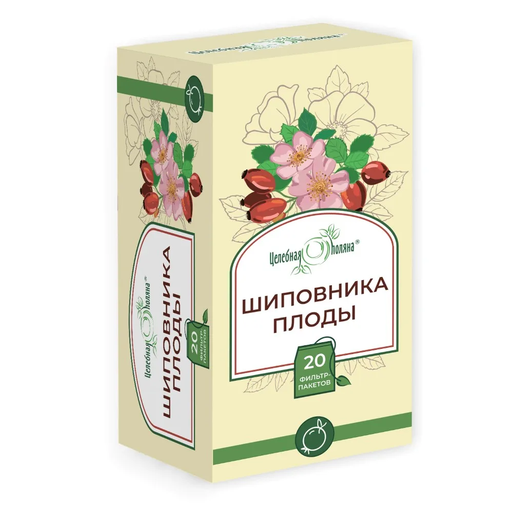 Tselebnaya Polyana rosehip fruits 4 g 20 pcs. filter bags