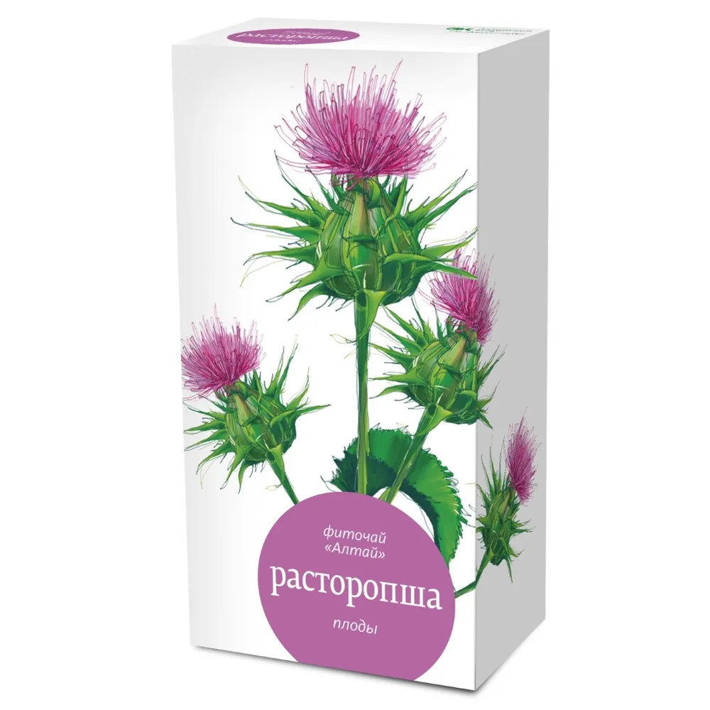 Herbal tea Altai milk thistle fruits 2 g 20 pcs. filter bags