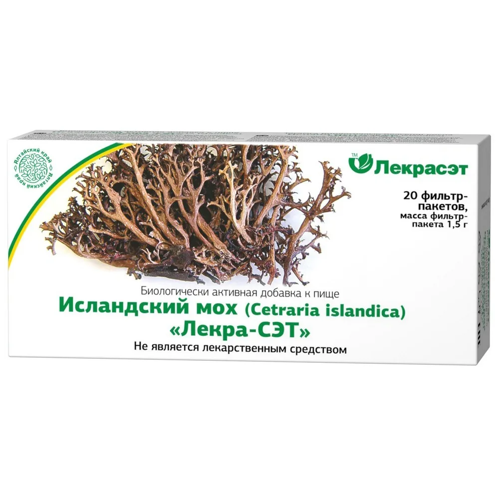 Icelandic Moss - Lekra-Set 1.5 g 20 pcs. filter bags