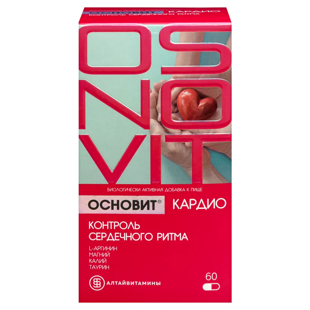 Osnovit Cardio Control Heart Rhythm 30 capsules of 746 mg + 30 capsules of 546 mg