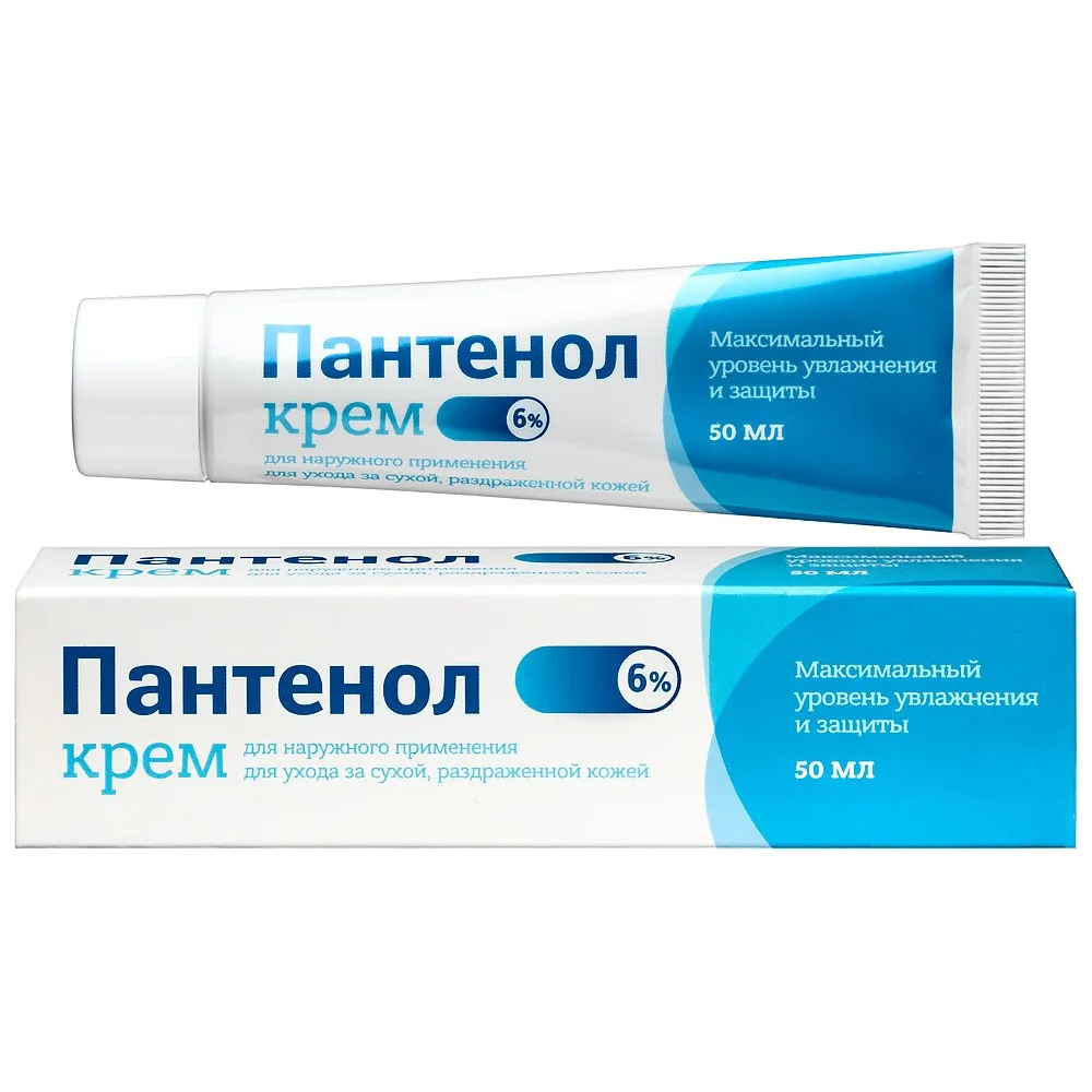 Panthenol 6% moisturizing cream for face and body 50 ml