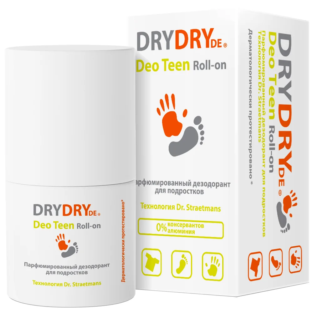 Drydry de deo teen perfumed deodorant for teenagers 50 ml