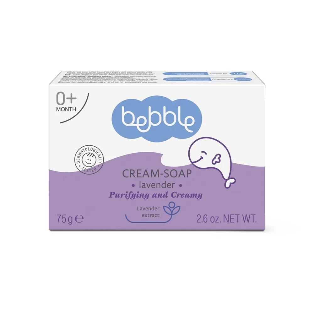 Bebble cream-soap solid soap with lavender extract 75 g