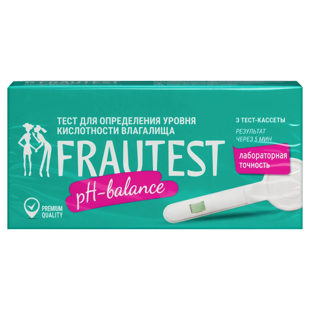 Frautest pH-Balance test for determining vaginal acidity level