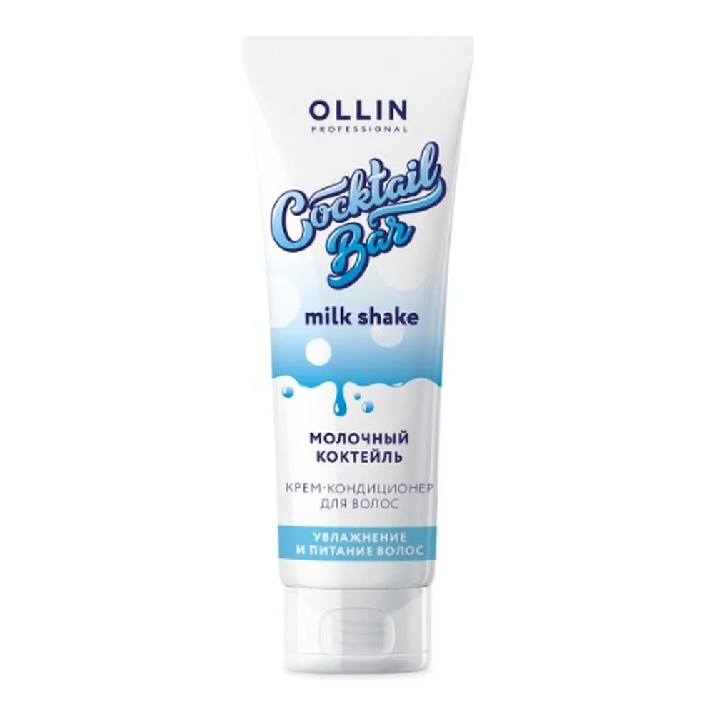 Ollin Cocktail Bar Cream-Conditioner for Hair Milk Cocktail Moisturizing and Nourishing Hair 250 ml