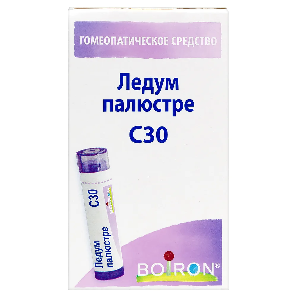 Ledum palustre C30 homeopathic monocomponent herbal remedy 4 g homeopathic granules