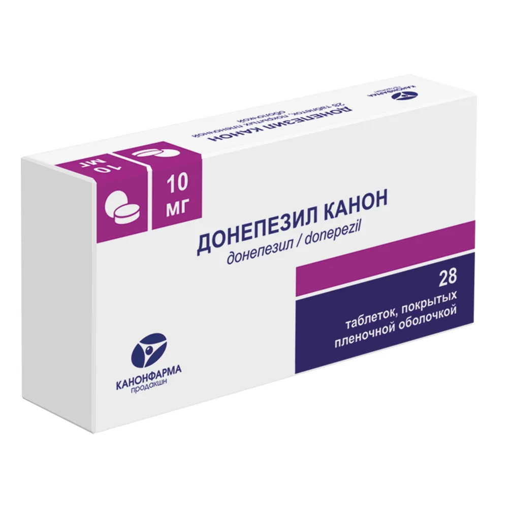 Donepezil Canon 10 mg 28 coated tablets