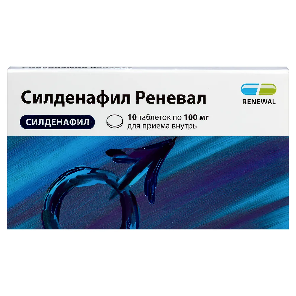 Sildenafil Renewel 100 mg 10 tablets, film-coated
