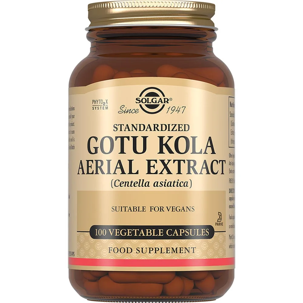 Solgar Gotu Kola Extract 100 Capsules 375 mg