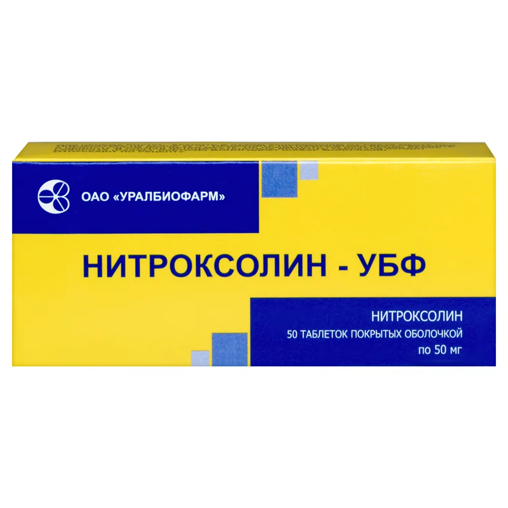 Nitroxoline-UBF 50 mg 50 pcs. coated tablets
