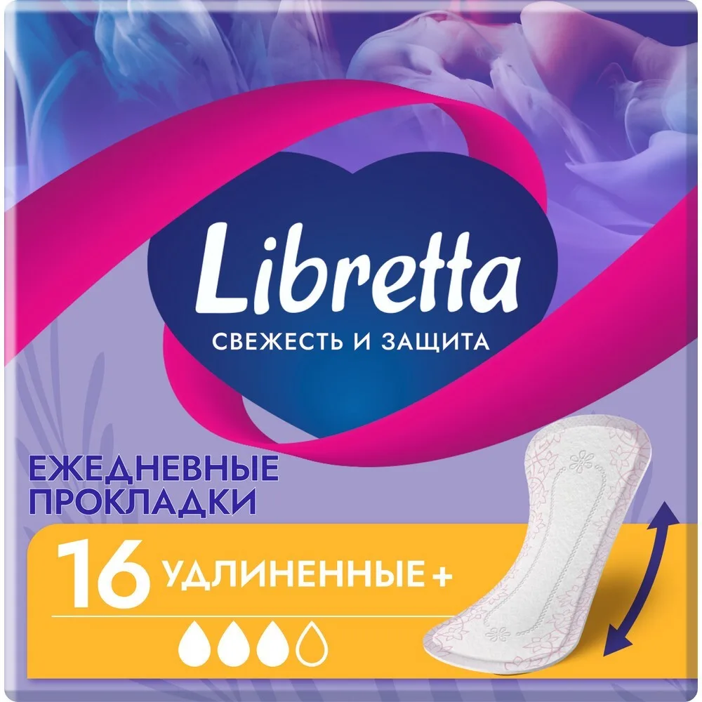 Libretta Daily Pads Freshness and Protection Long + 16 pcs.