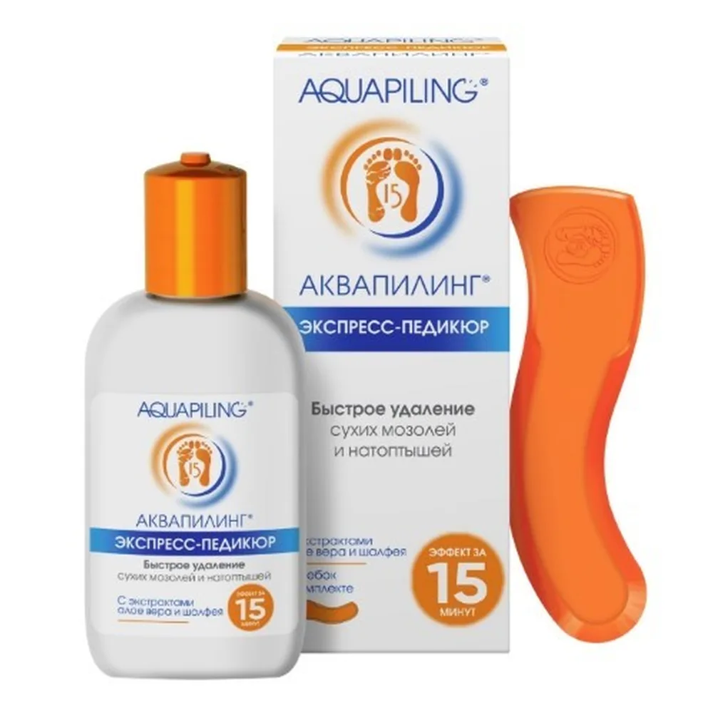 Aquapilling Lotion for Foot Care 150 ml/Scraper Included
