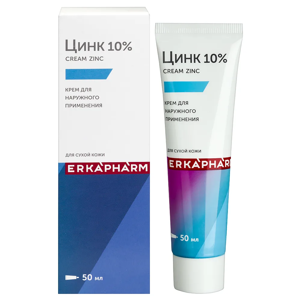 ERKAPHARM Body Cream for Dry Skin ZINC 50ml