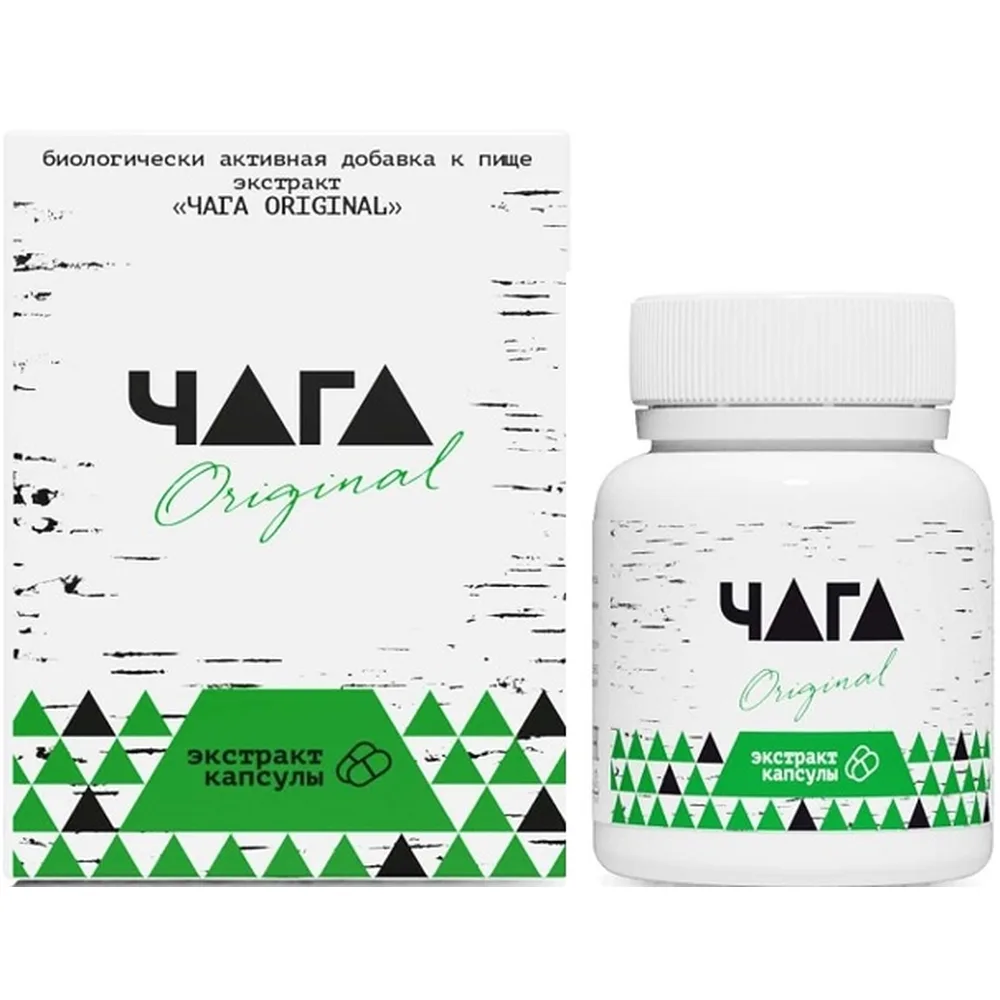 Visterra Chaga Original Extract 60 Capsules 0.5 g
