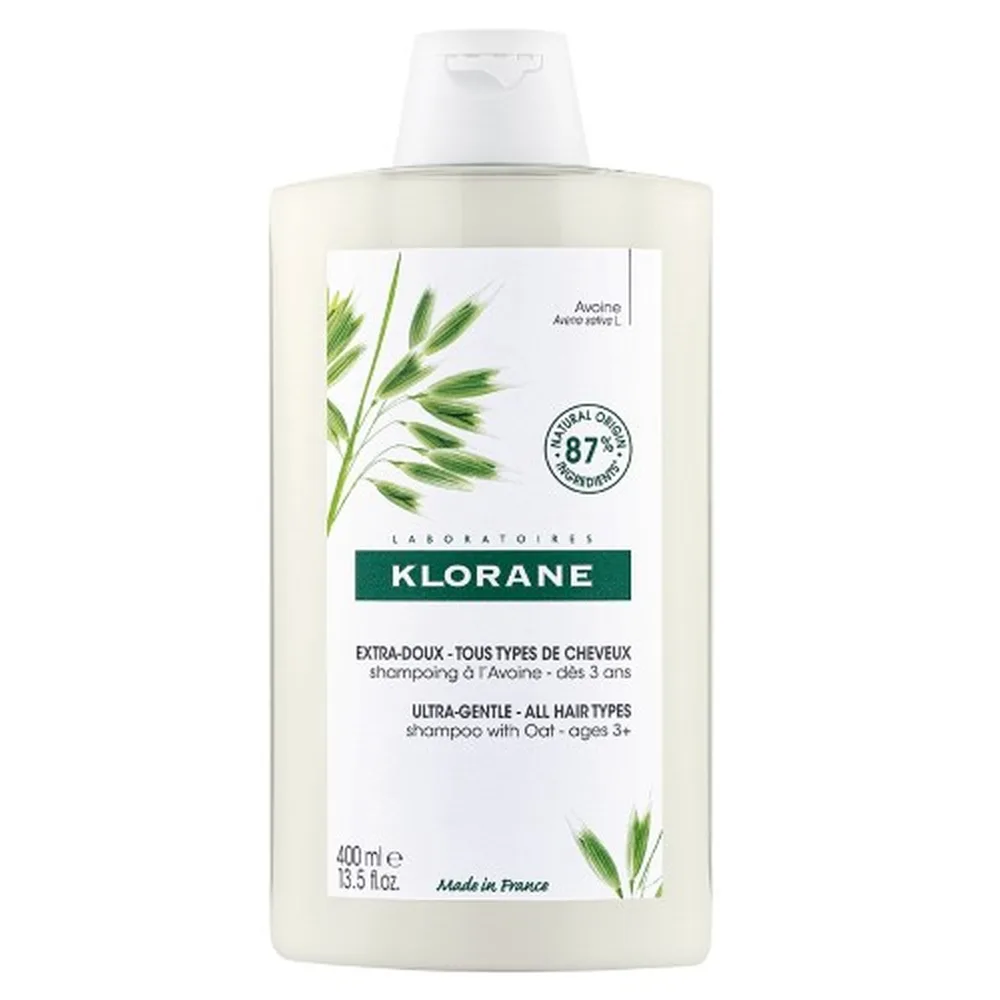 Klorane Oat Milk Ultra-Gentle Shampoo for All Hair Types 400 ml