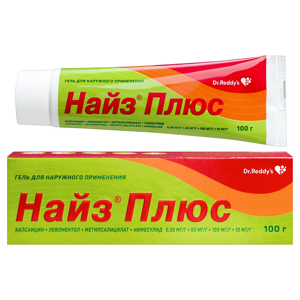 Nise Plus 0.25 mg/g + 50 mg/g + 100 mg/g + 10 mg/g 100 g topical gel